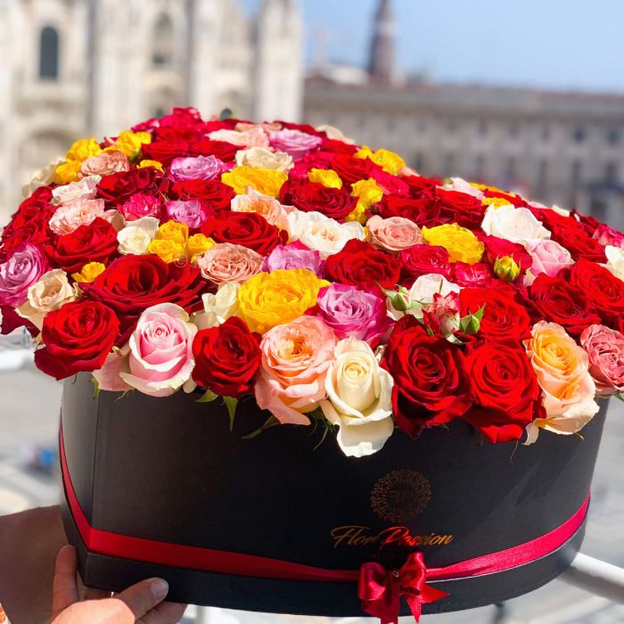 Romantic Roses Heart Box